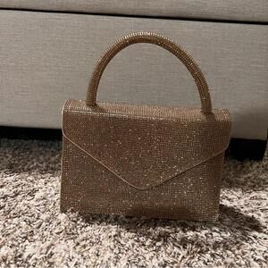 Elegant Gold Women's Handbag